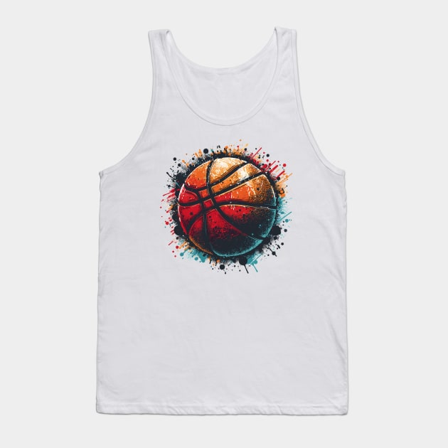 Basketball Ball Tank Top by Vehicles-Art